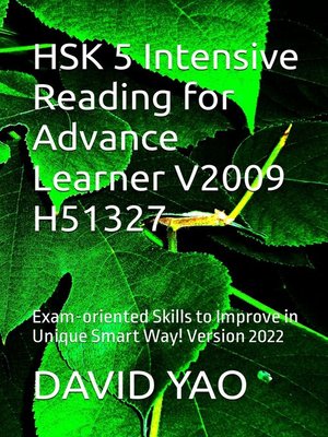 cover image of HSK 5 Intensive Reading for Advance Learner V2009 H51327 汉语水平考试五级级模拟考题